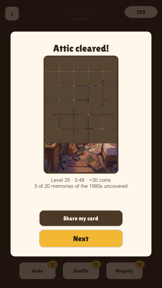 Attic cleared: the room reveal